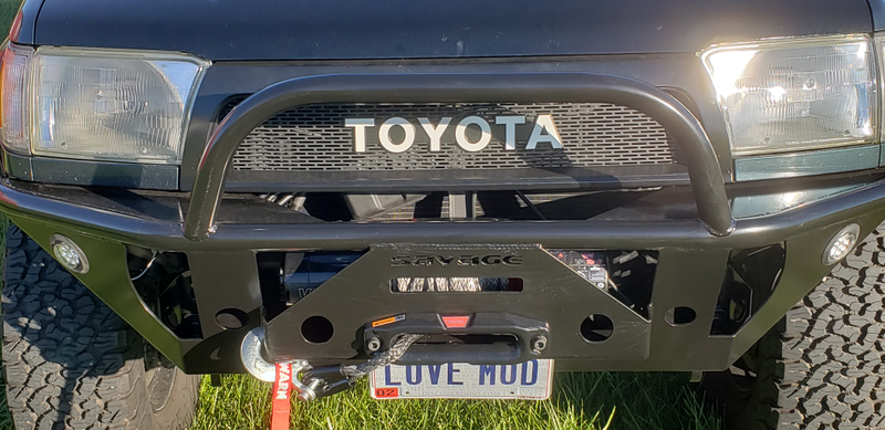 Illustration for article titled Front Bumper/Winch Installed on Project 4Runner
